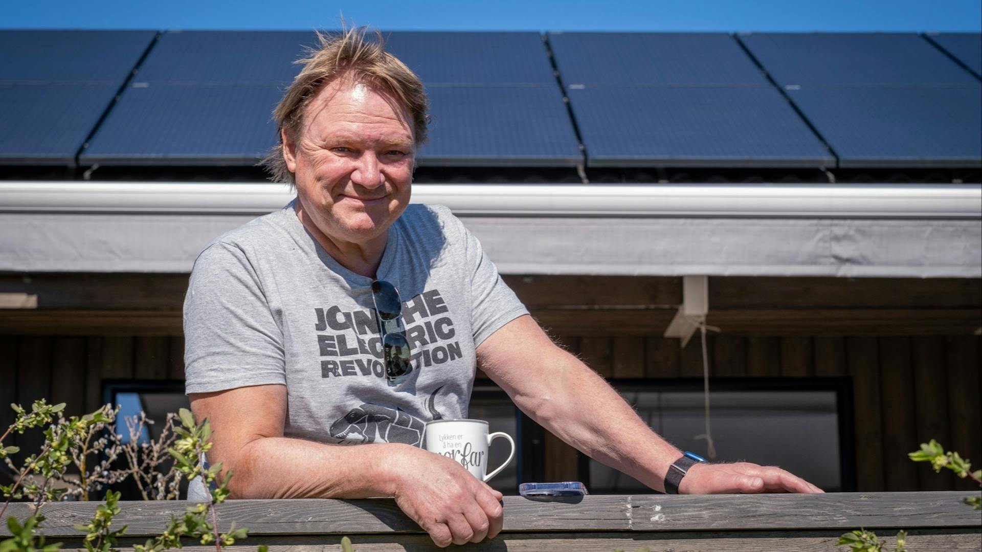 Svein Ove Borgsjo- solar customer Tibber Otovo