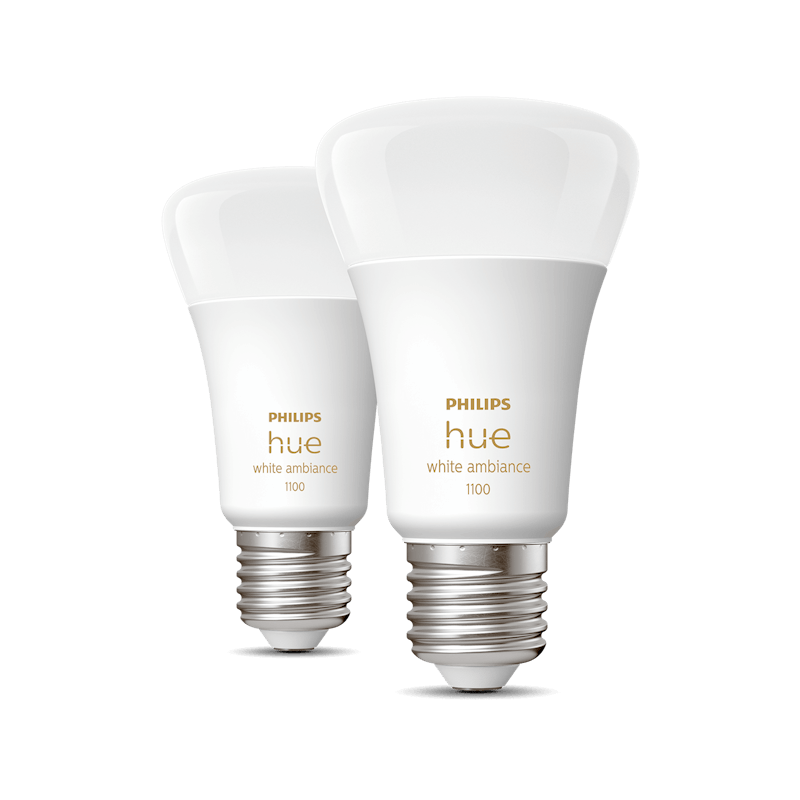 Philips Hue - White Ambiance E27 (2-pack) (G2) - Product image