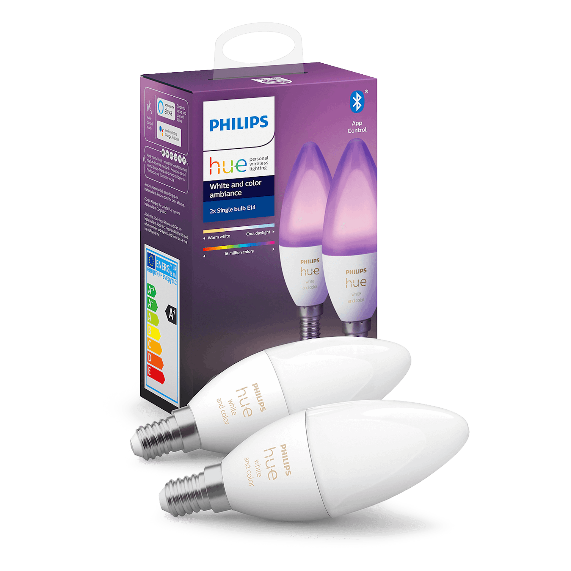 Philips Hue White/Color Ambiance E14 (2-pack) - Image 2