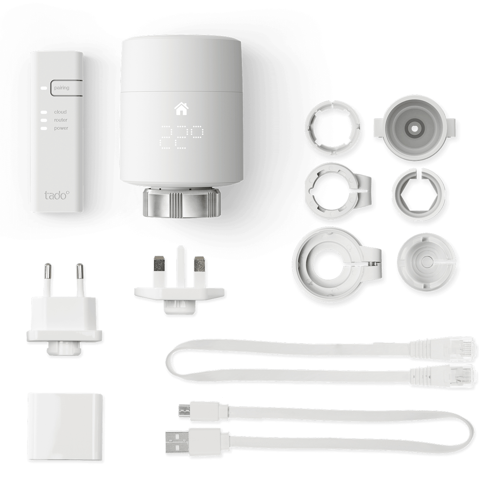 tado° Startkit Smart Radiator Thermostat - Contents
