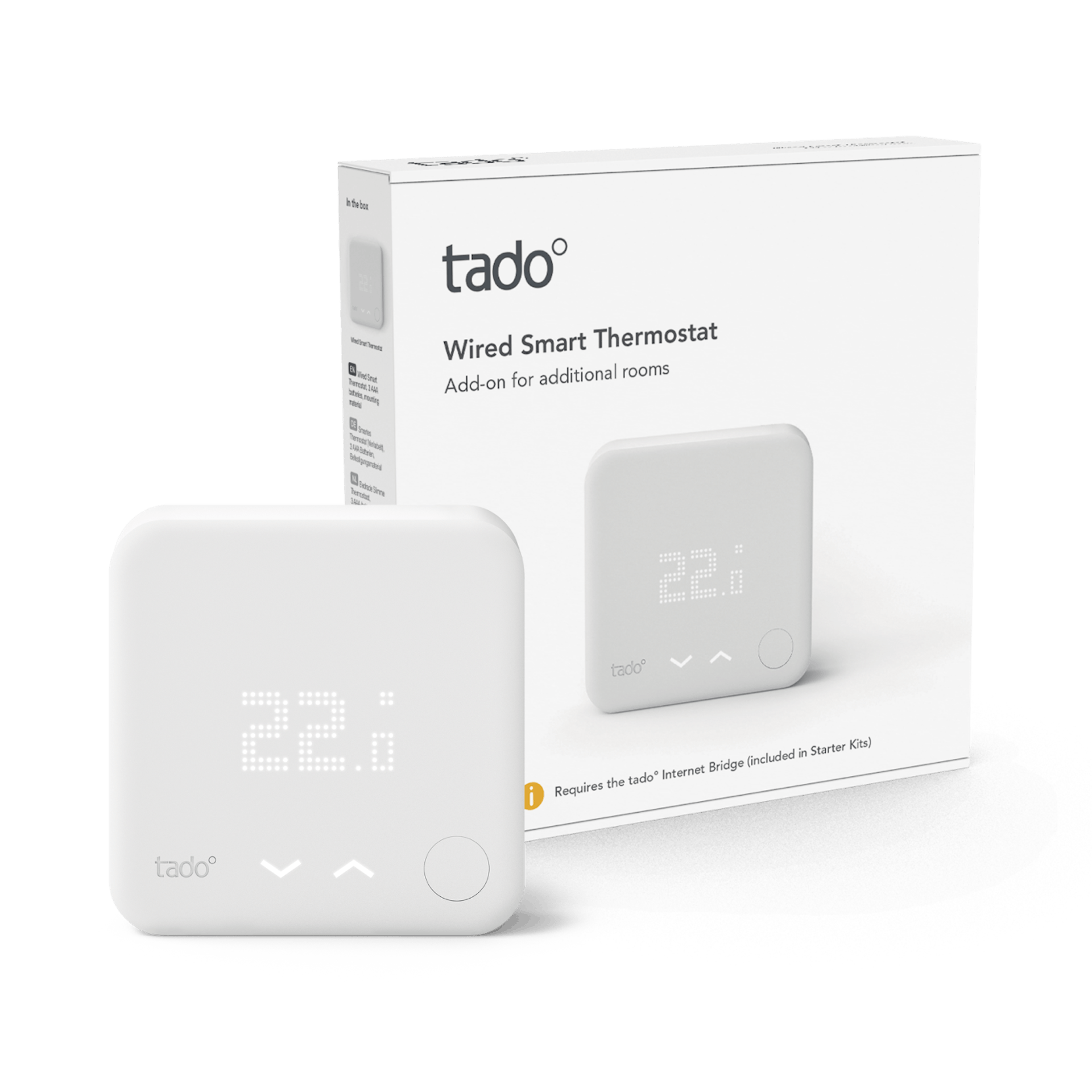 Tado - Extra Wired Thermostat V3+ - Packaging