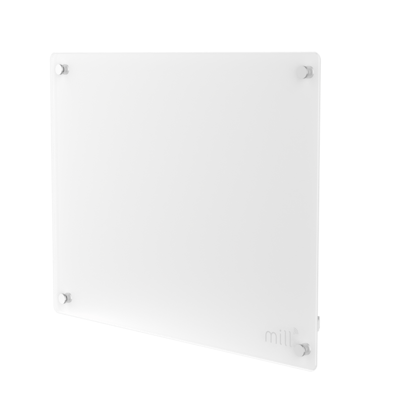 Mill Heater Glass White 400w - Image 2