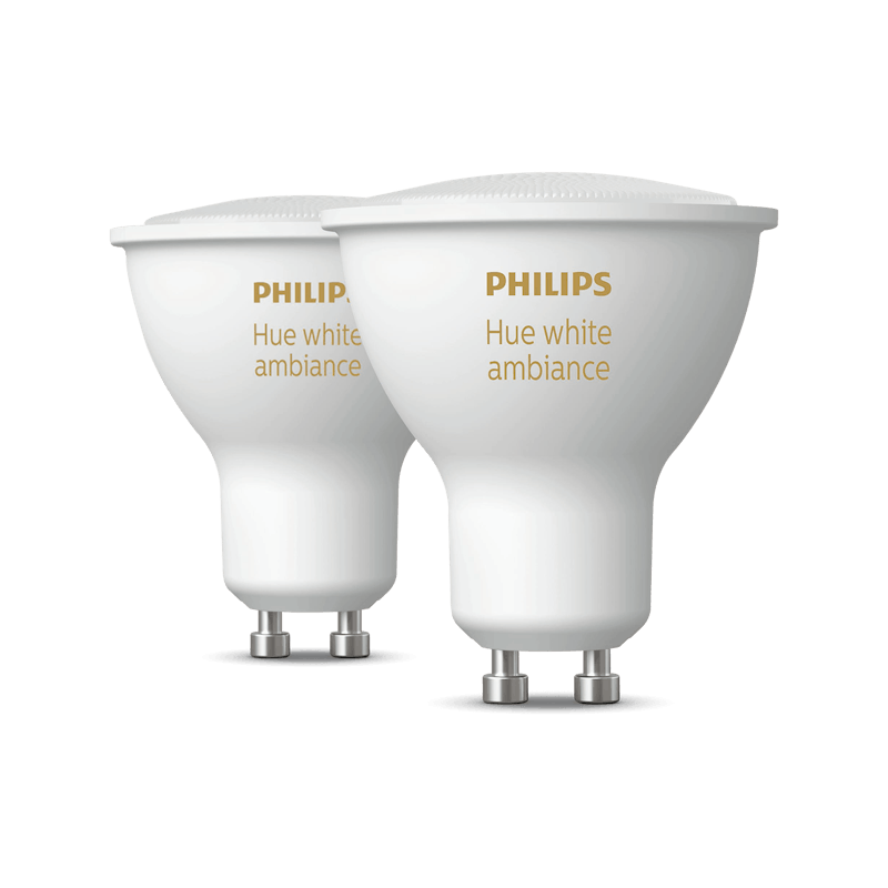 Philips Hue White Ambiance GU10 (2-pack) - Image 1