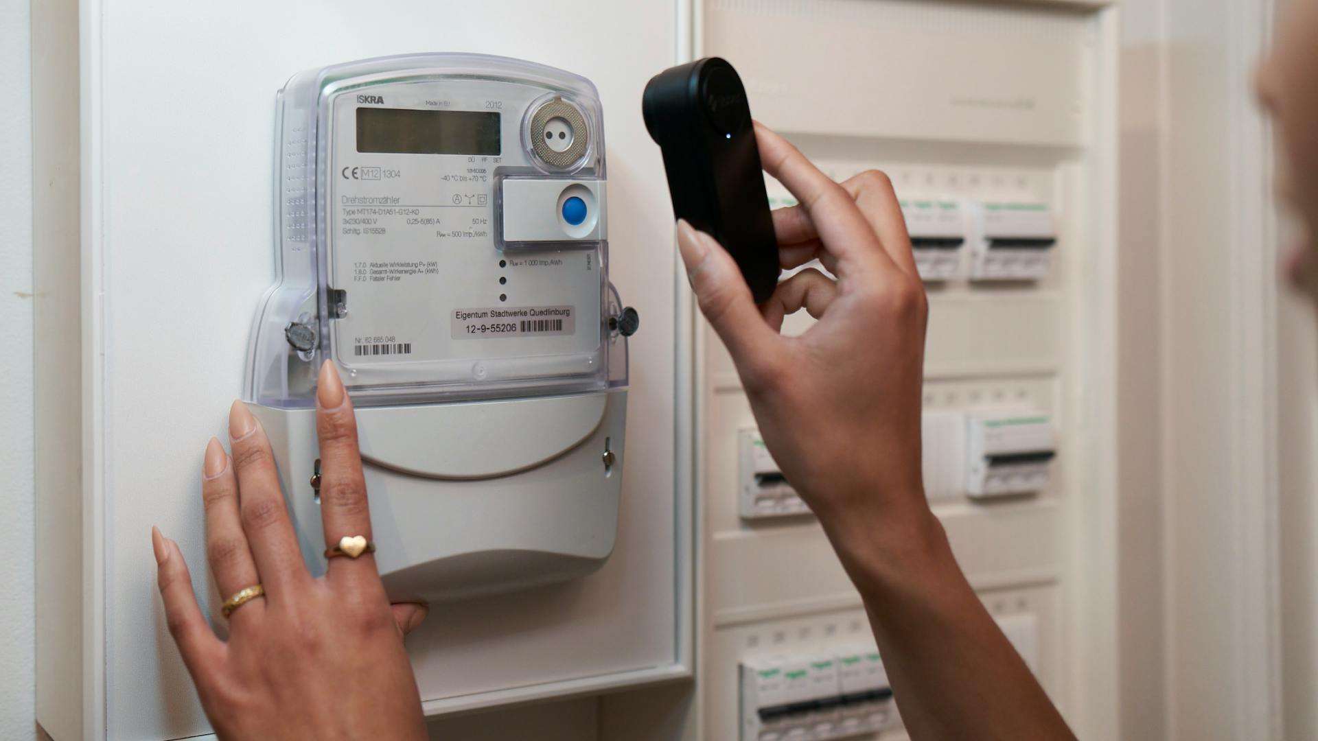 Pulse auf Stromzähler