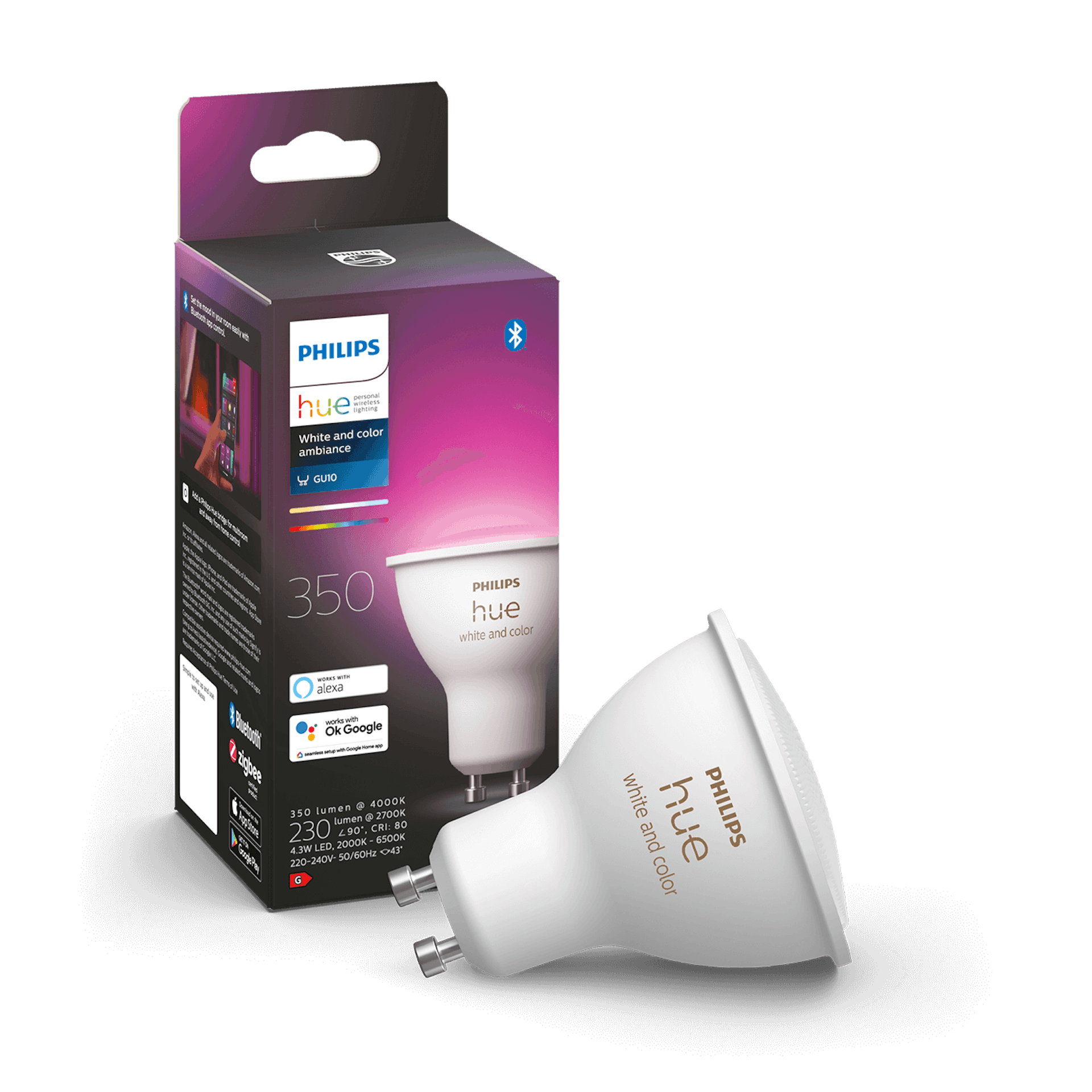Philips Hue White/Color Ambiance GU10 (G2) - Details - Packaging image