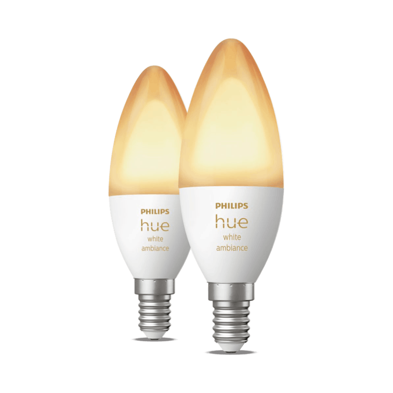 Philips Hue - White Ambiance E14 ON (2-pack) (G2) - Product image