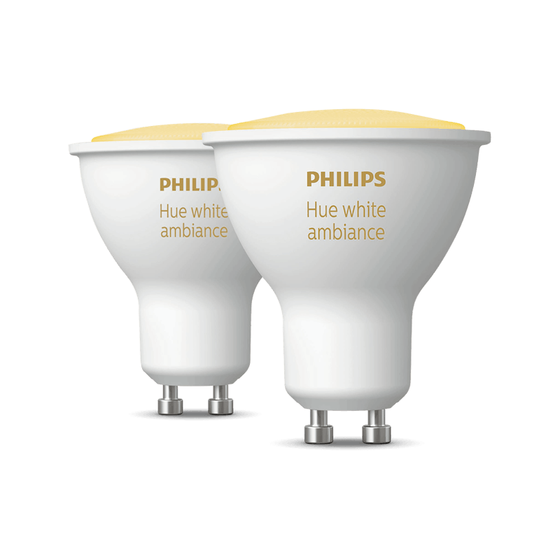 Philips Hue White Ambiance GU10 ON (2-pack) - Image 1