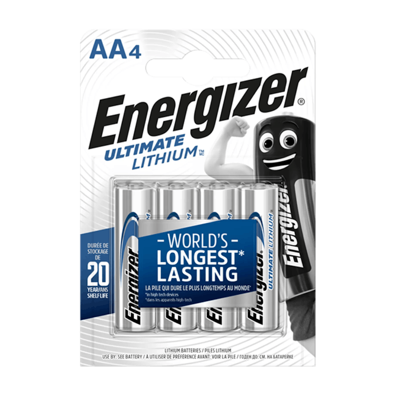 AA Ultimate Lithium 4 Pack Battery