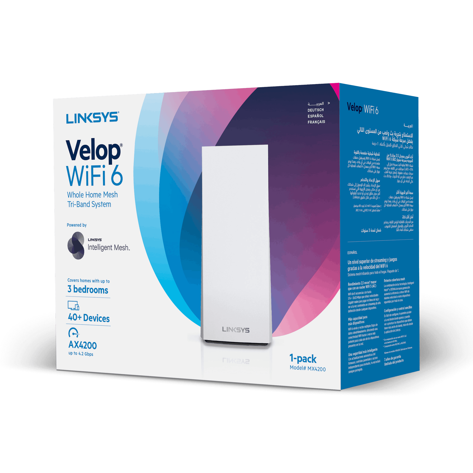 Linksys Velop WiFi MX4200 - Details - Packaging image