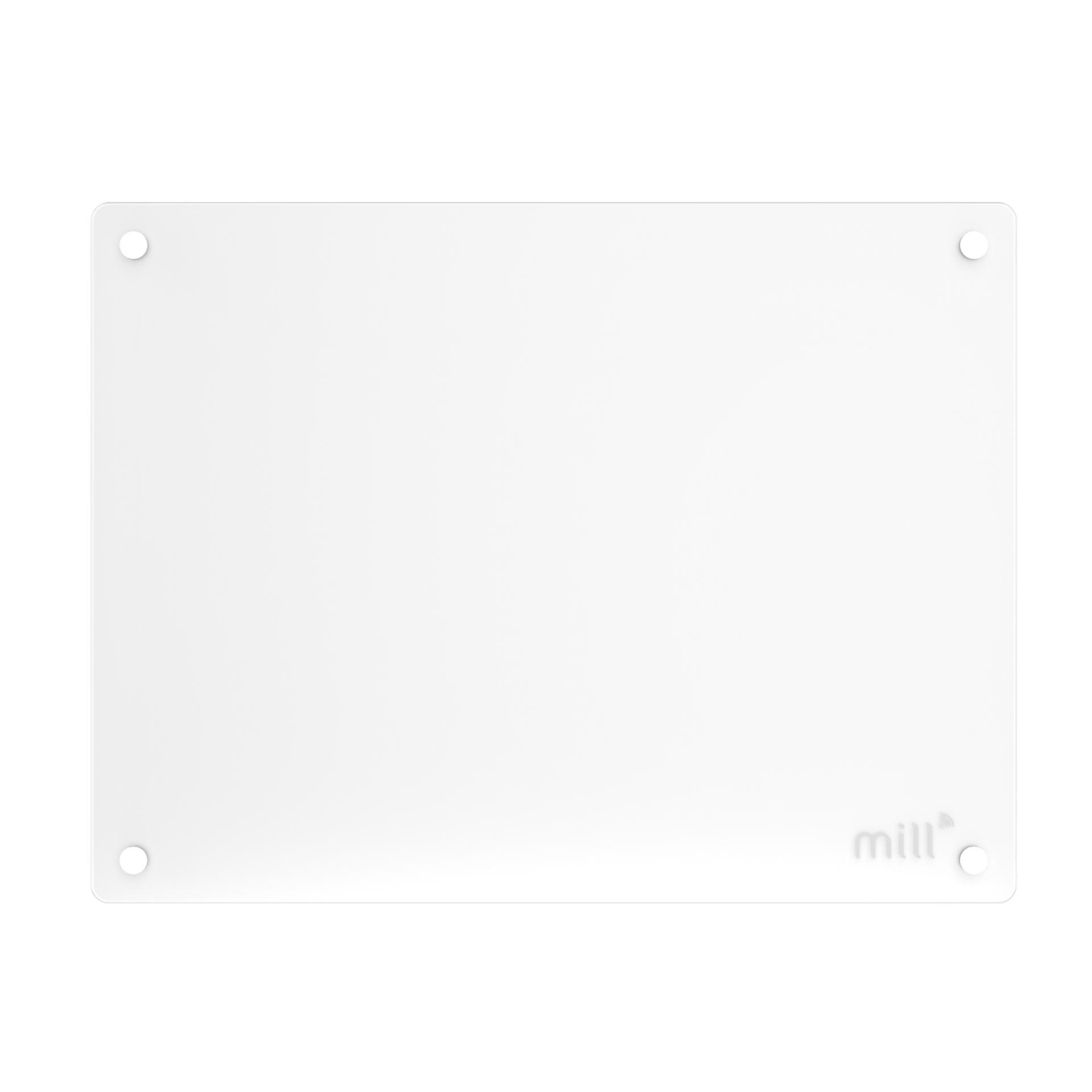 Mill Heater Glass White 400w - Image 1